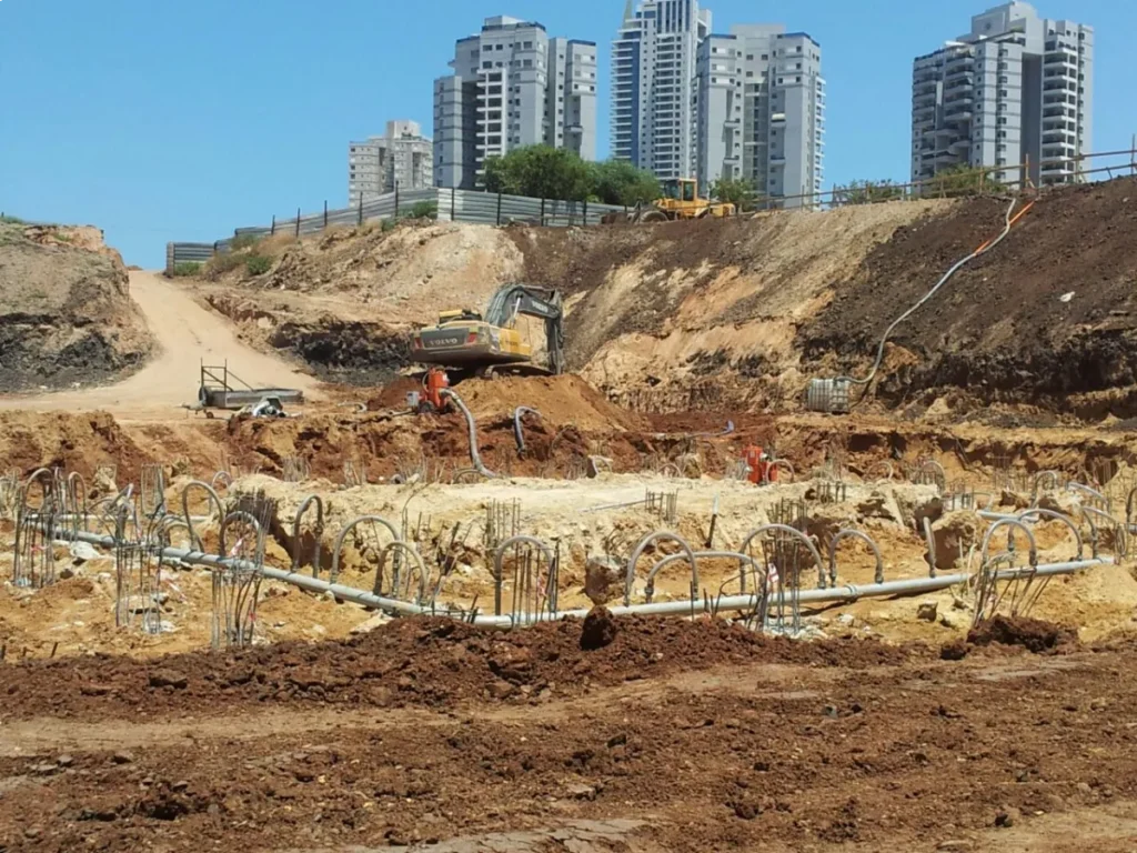 התקנת מערכת שאיבת מי תהום wellpoint